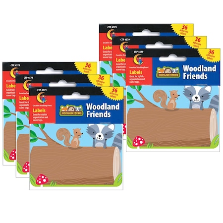 Creative Teaching Press Woodland Friends Name Tag Labels, PK216 4579